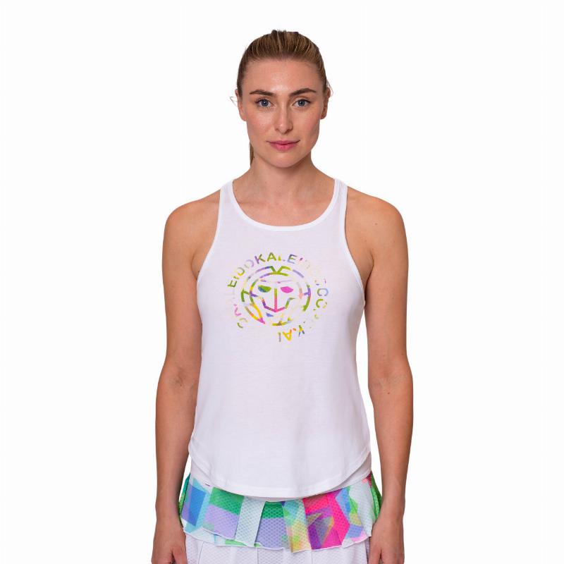T -shirt Badu Kaleido Chill White Mix Woman