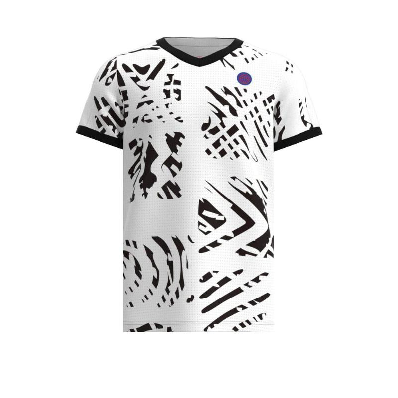 T-Shirt Badu Melbourne V-Neck White Black Junior