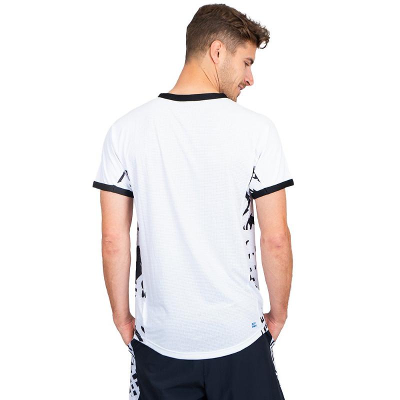 Camiseta Bidi Badu Melbourne V-Neck Tee Blanco Negro