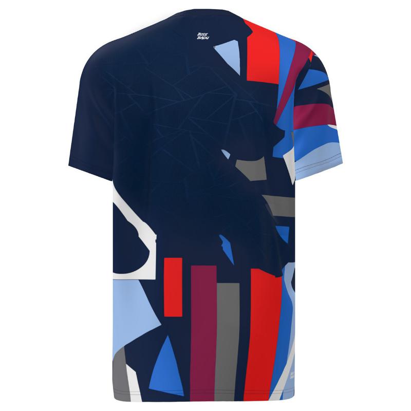 Camiseta Bidi Badu New York Azul Oscuro Rojo