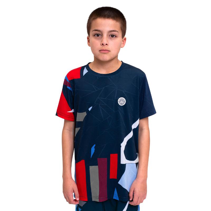 T -Shirt Badu New York Dark Blue Red Junior