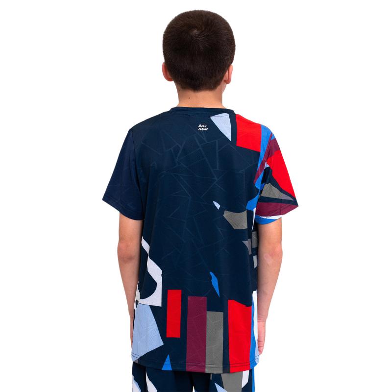 T -Shirt Badu New York Dark Blue Red Junior