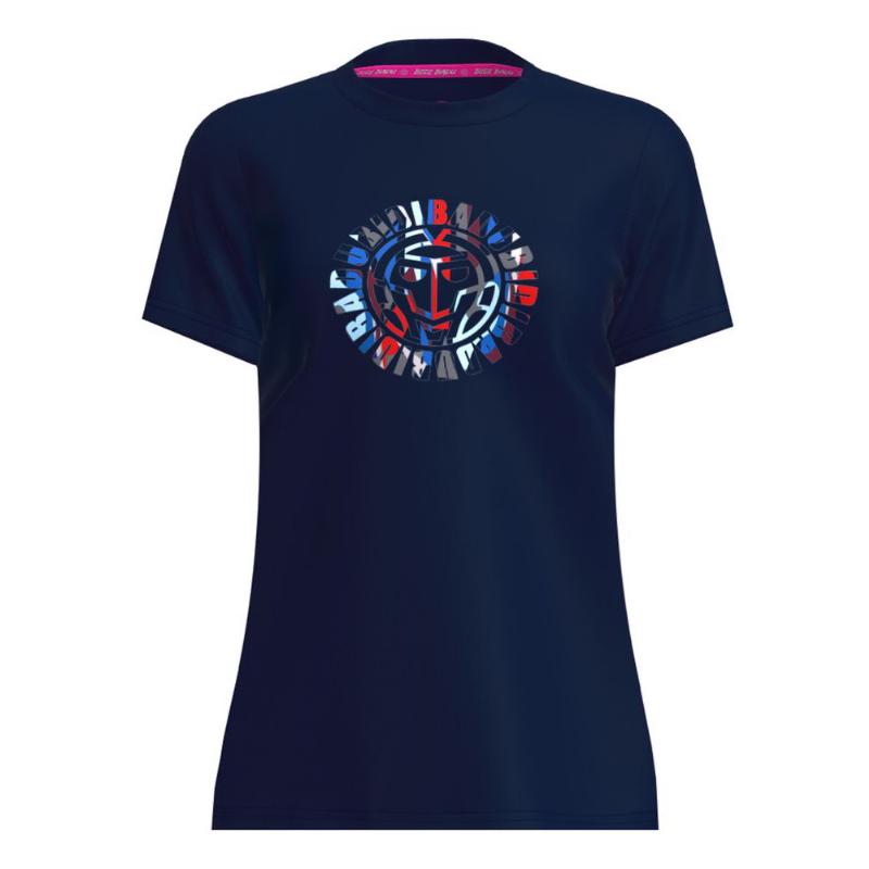 T -Shirt Badu New York Chill Femme rouge bleu foncé