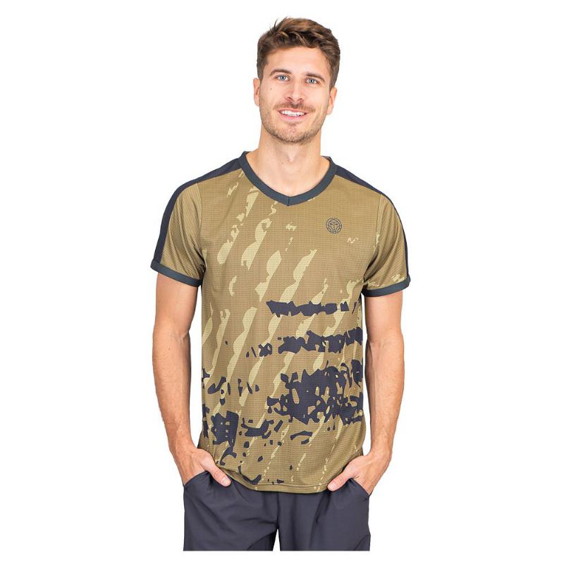 Camiseta Bidi Badu Pure Wild V-Neck Oliva Gris Oscuro