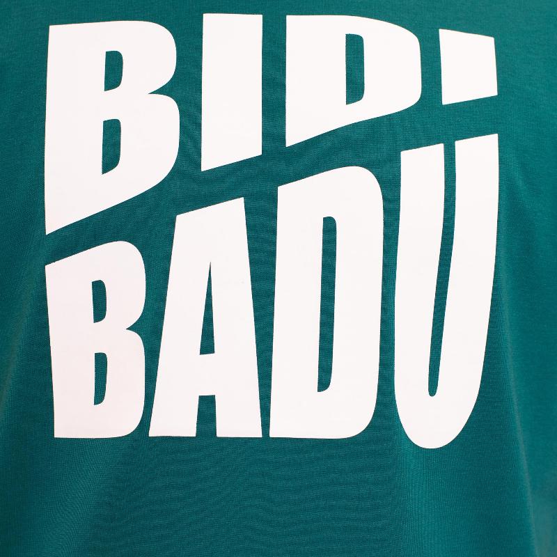 Badu Badu Spike Chill Dunkelgrün T -Shirt