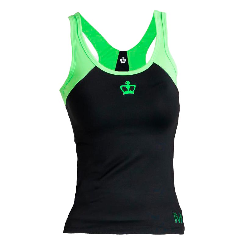 Camiseta Black Crown Marta Marrero Negro Verde