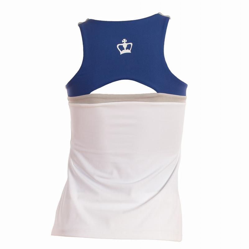 Camiseta Black Crown Naxos Blanco Gris Azul Mujer