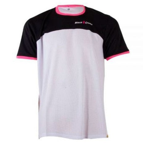 Camiseta Black Crown X5 Boom Blanco Negro Junior