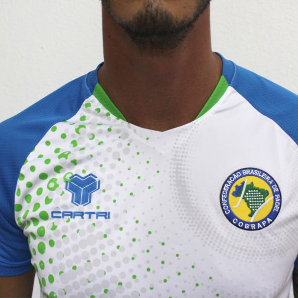 Camiseta Cartri Brasil Eitor Blanco Azul Junior