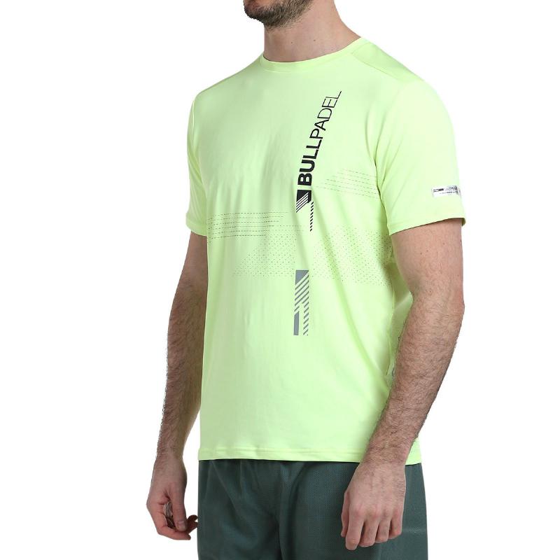 Bullpadel Adive T-shirt Fluorescent Yellow Sulfur