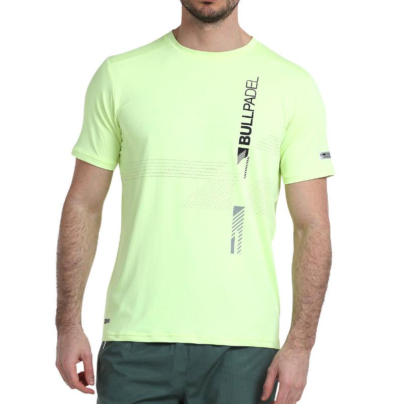 Bullpadel Adive T-shirt Fluorescent Yellow Sulfur