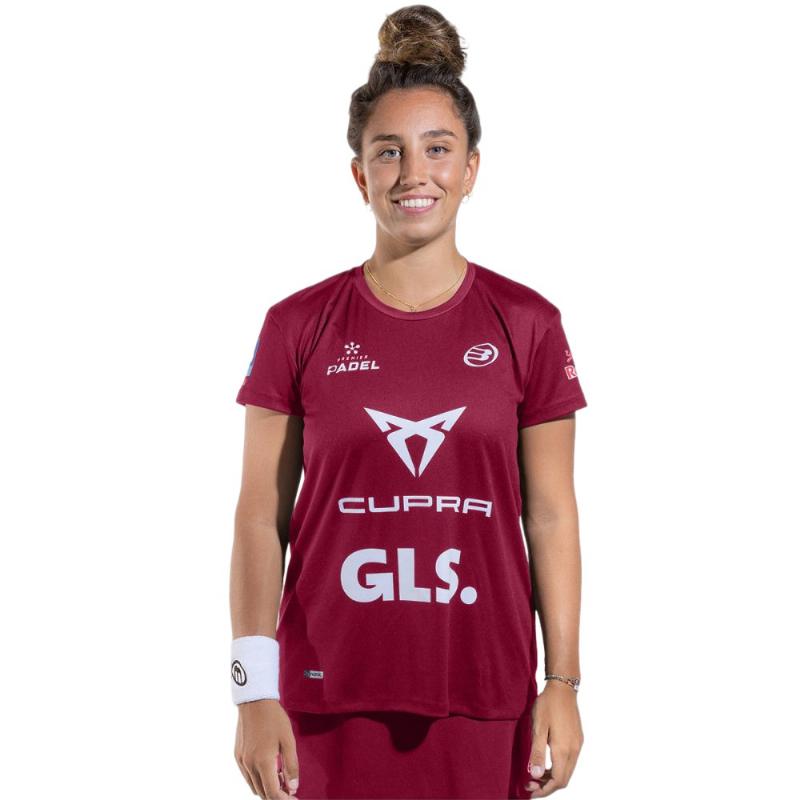 Bullpadel Bea Gonzalez Premier Padel Ethical Cherry T -Shirt