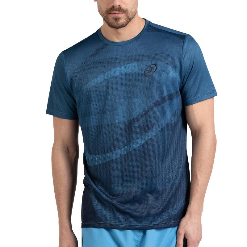 Camiseta Bullpadel Cayon Azul Atomico