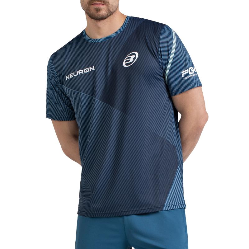 Camiseta Bullpadel Chingotto 26I Azul Atomico
