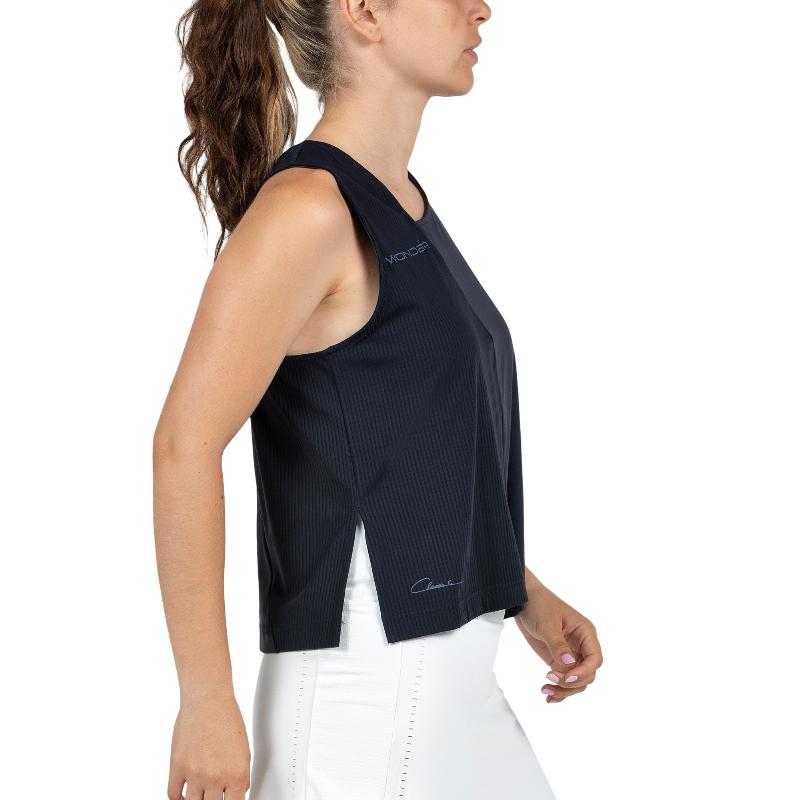 Camiseta Bullpadel Claudia Fernandez 26I Azul Marino