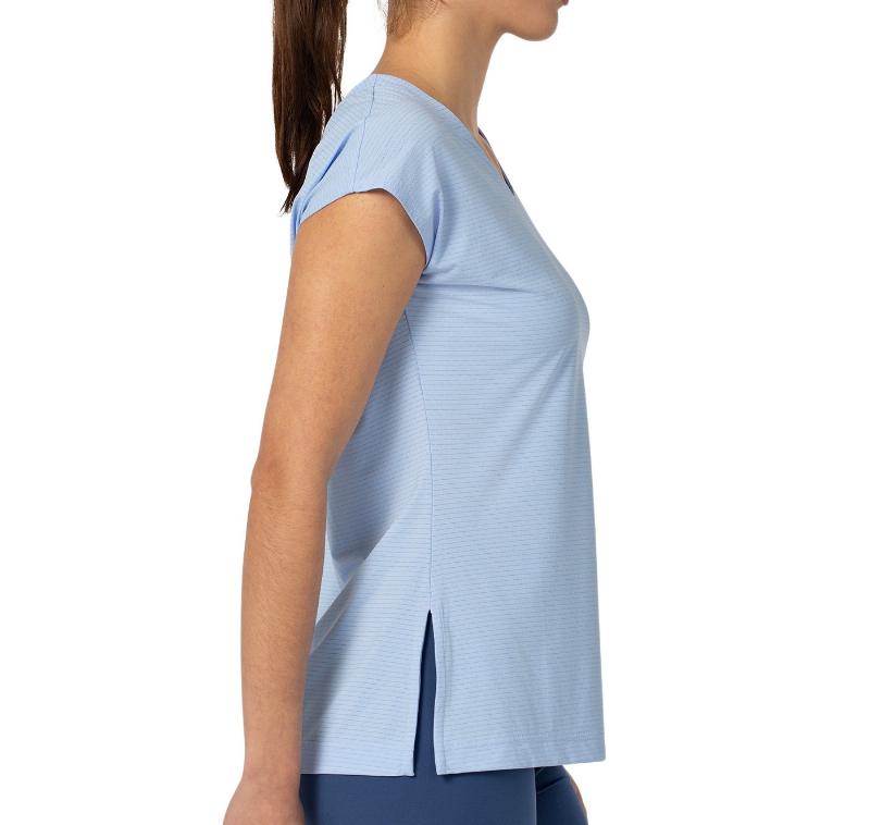 Camiseta Bullpadel Delfi Brea 25I Azul Celeste