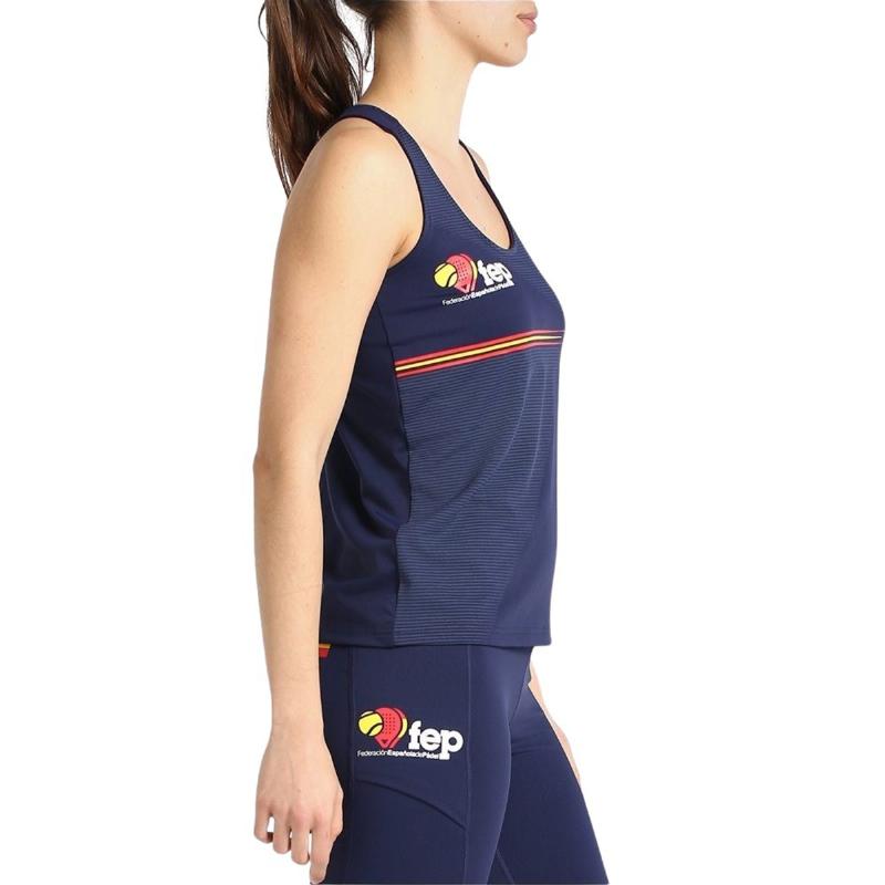 Camiseta Bullpadel FEP Funi Azul Marino
