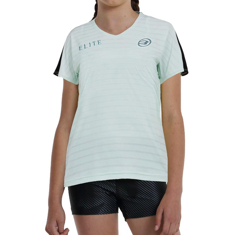 Camiseta Bullpadel Gemma Triay 25V Verde Agua Junior
