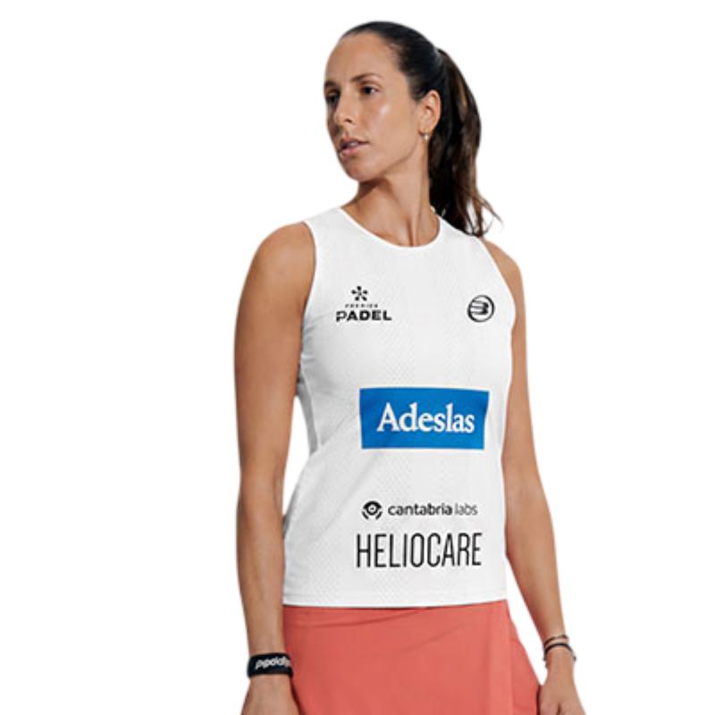 Bullpadel Gemma Triay Taila 26I Weißes T-Shirt