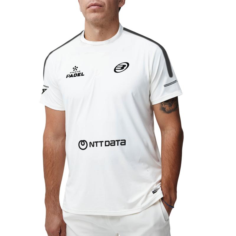 Camiseta Bullpadel Juan Tello Montse Blanco
