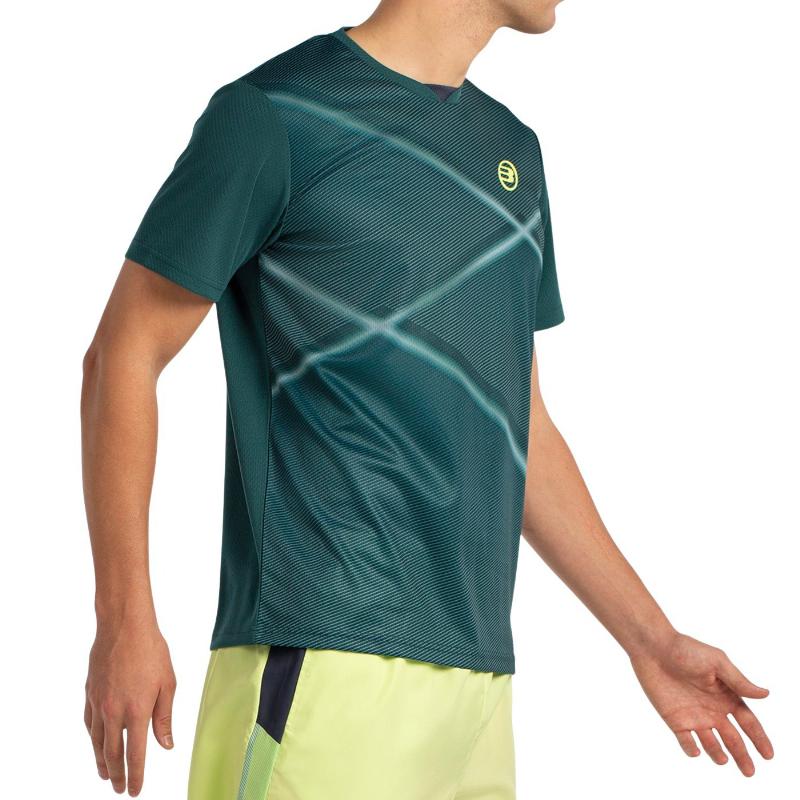 Camiseta Bullpadel Ladra Verde Oscuro
