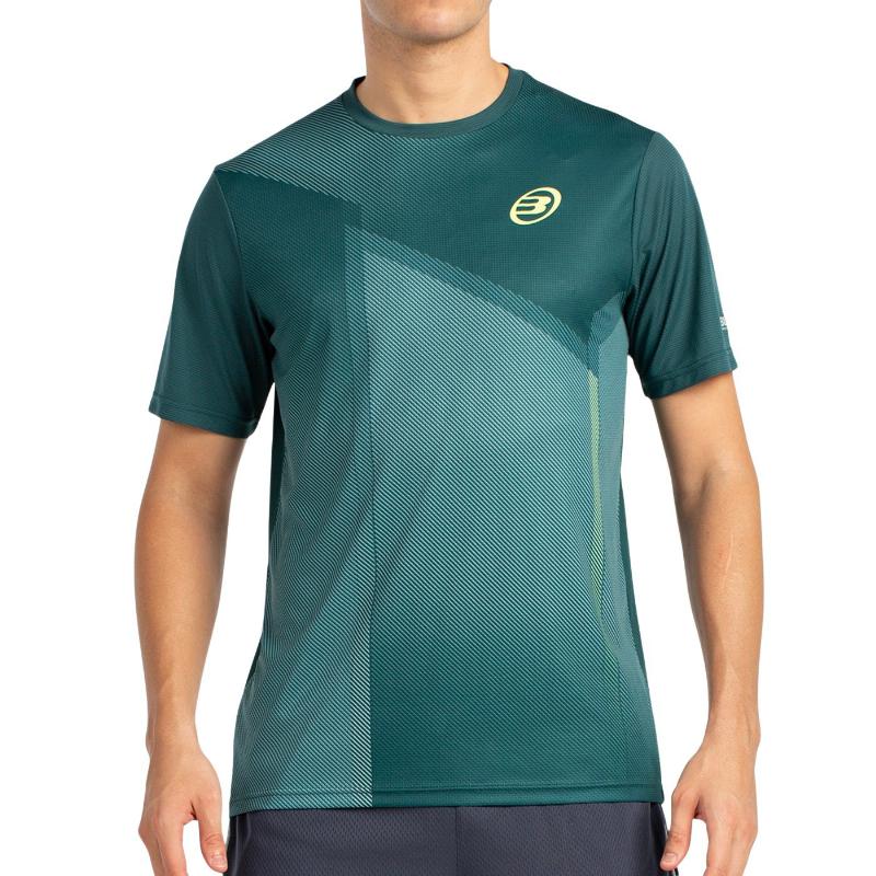 Camiseta Bullpadel Lagar Verde Oscuro