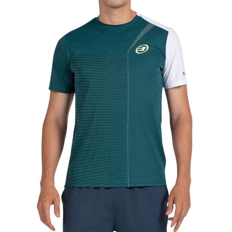 Camiseta Bullpadel Llico Verde Oscuro