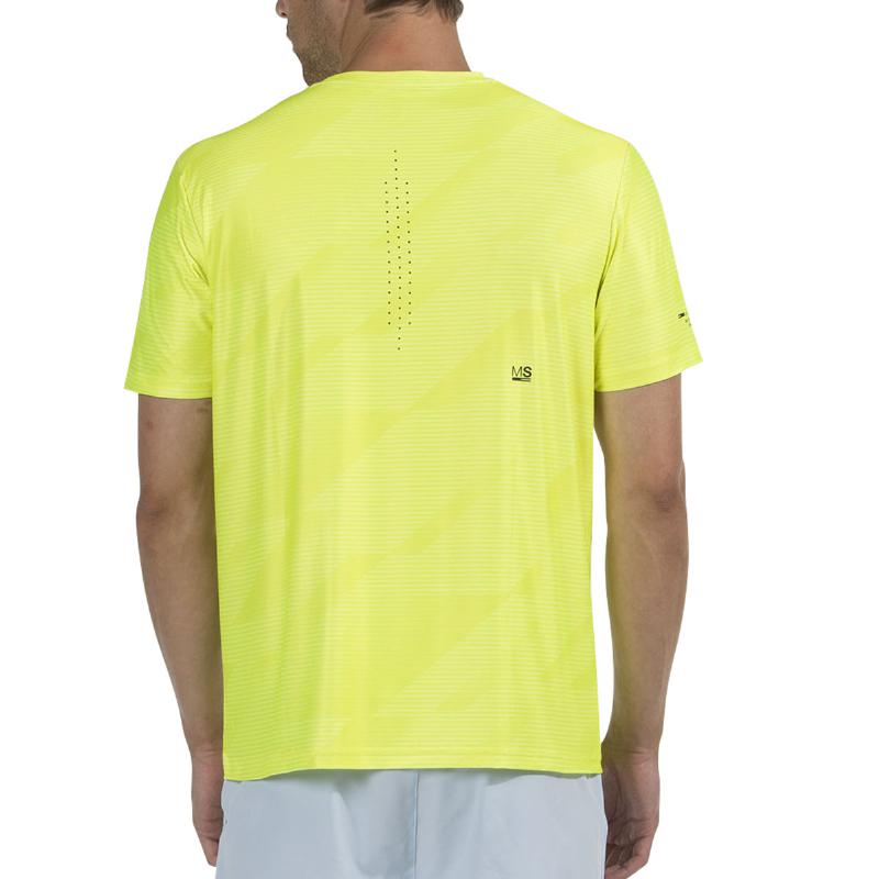 Bullpadel -Vermittler gelber Limon Fluor T -Shirt