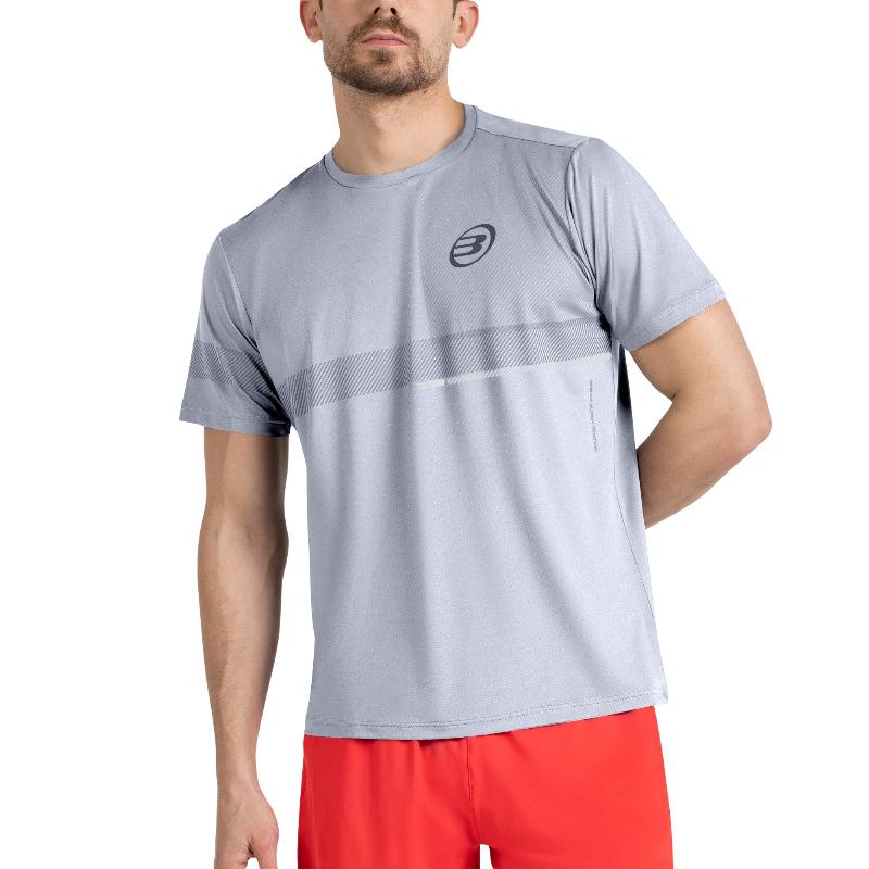 Camiseta Bullpadel Milon Gris Claro