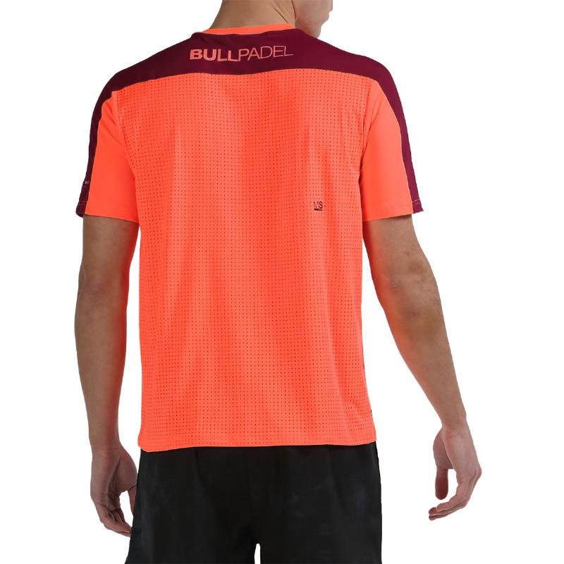 Bullpadel T -Shirt Halbkorallenfluor