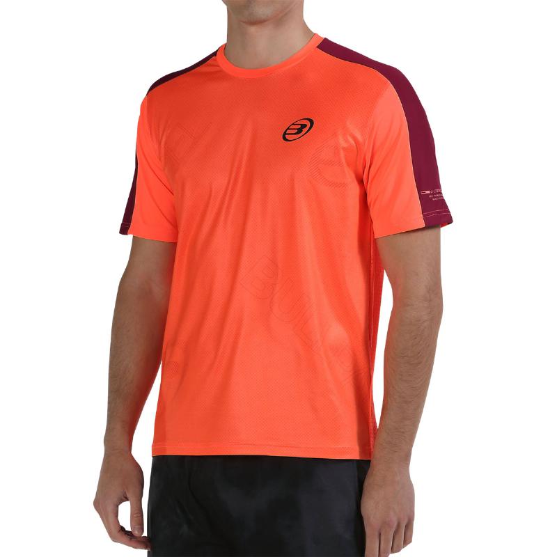 Bullpadel T -Shirt Halbkorallenfluor