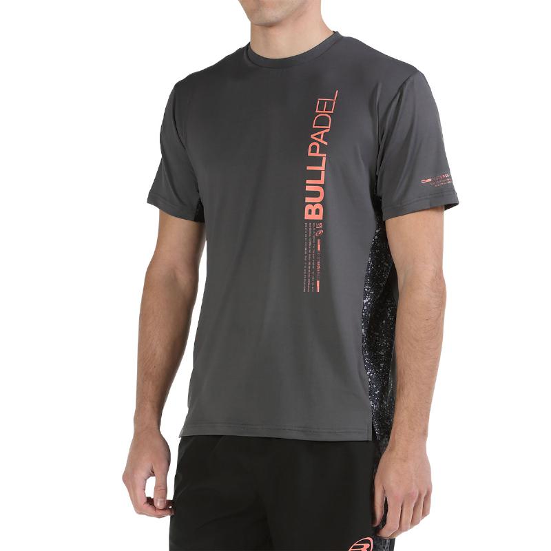 Mixed anthracite bullpadel t -shirt