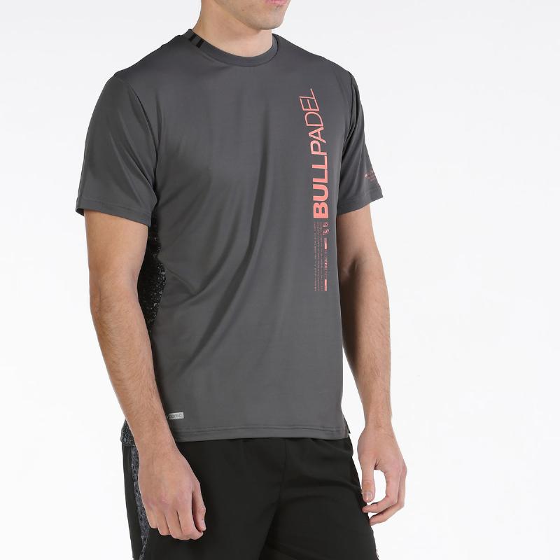 Mixed anthracite bullpadel t -shirt