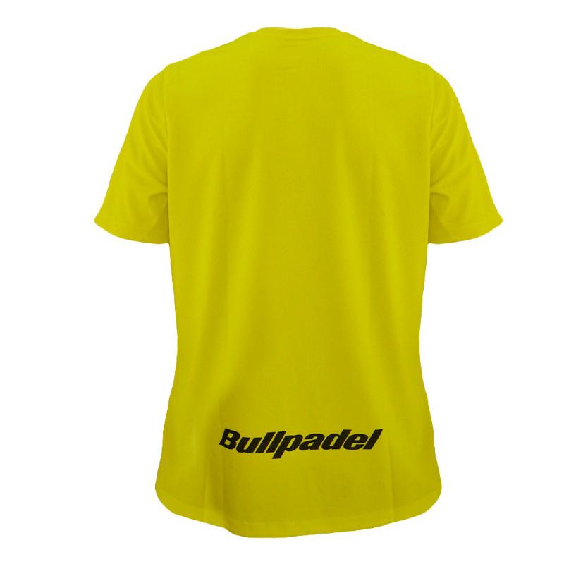 World Bullpadel T -Shirt Yellow Junior Fluor