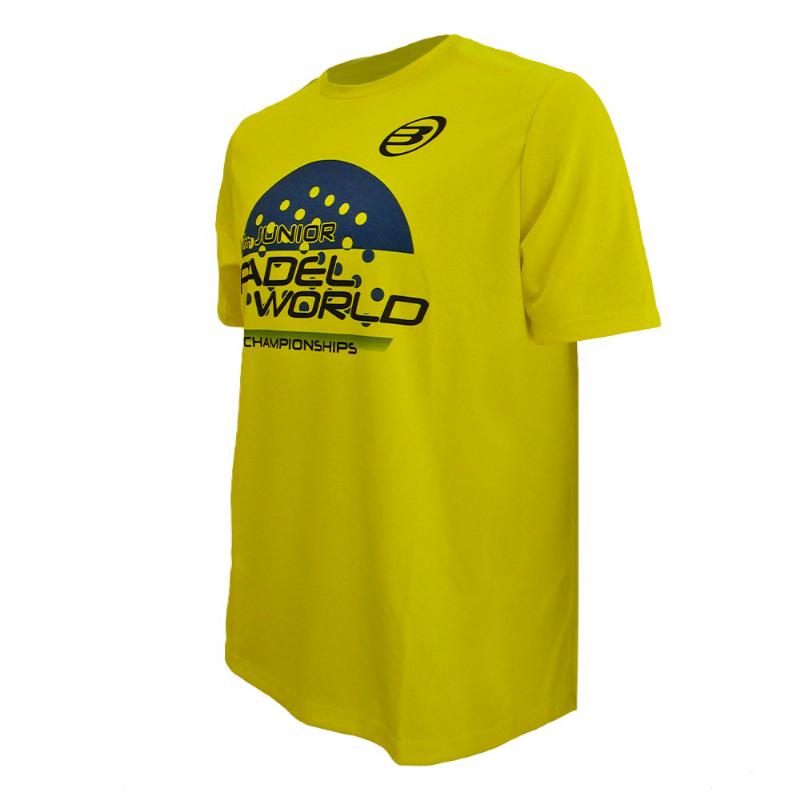 World Bullpadel T -shirt Yellow Junior Fluor