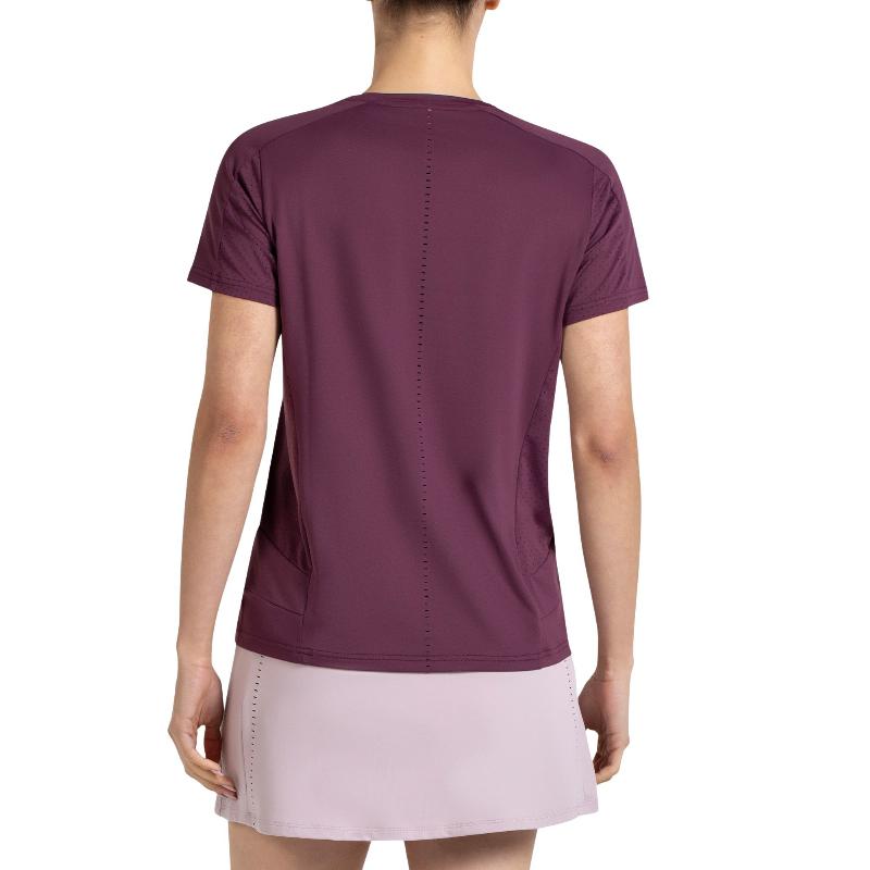 Camiseta Bullpadel Omur Ciruela
