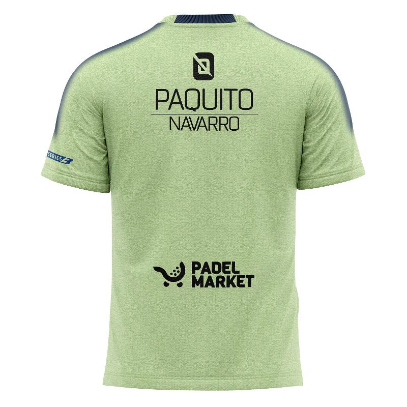 Camiseta Bullpadel Paquito Montse Verde Acido Vigore