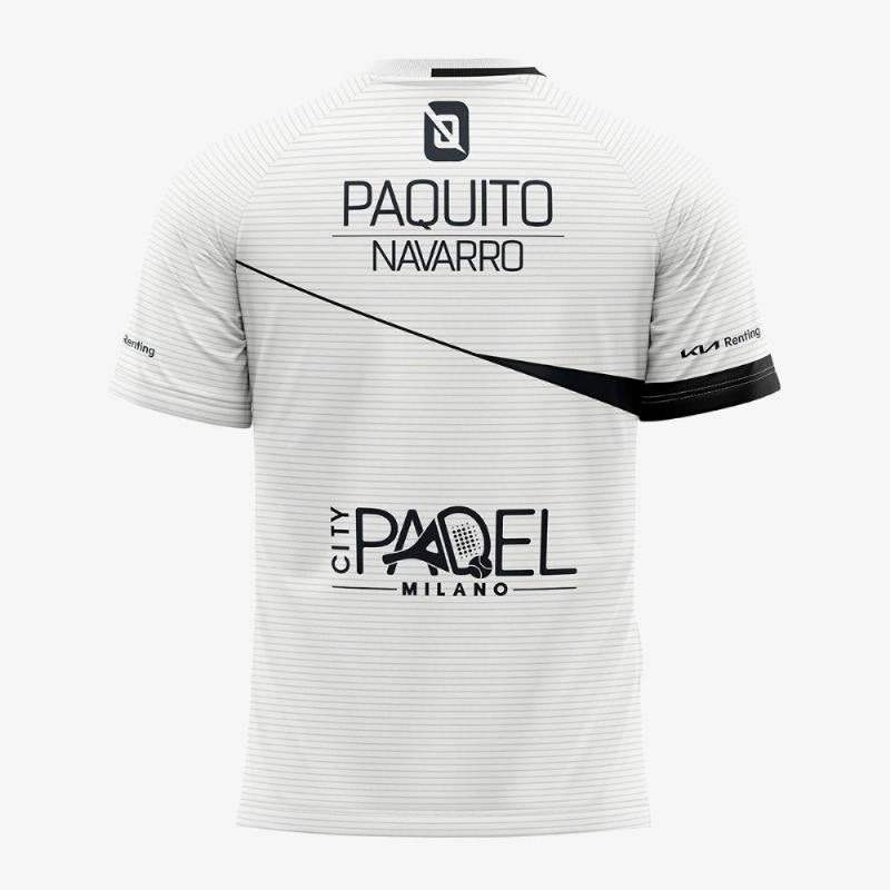 Camiseta Bullpadel Paquito Navarro Linde Blanco 2022
