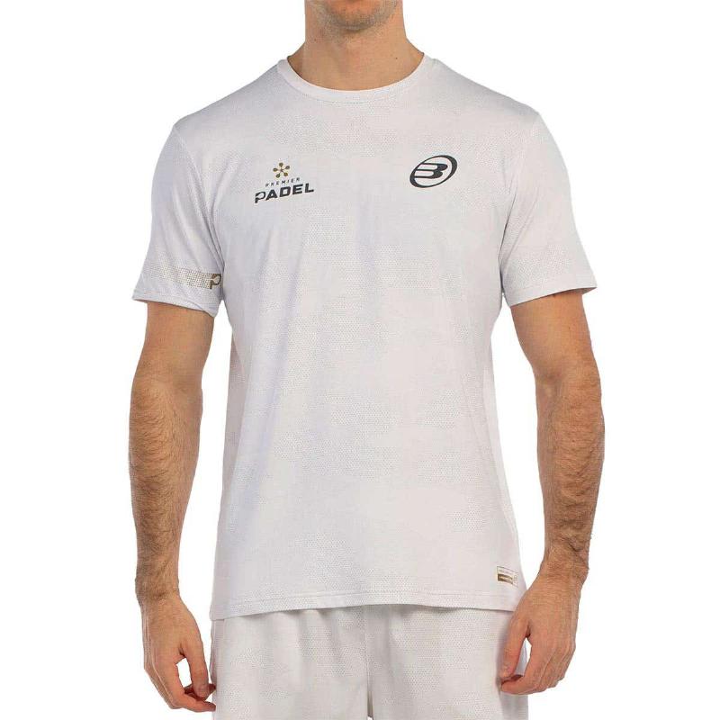 Camiseta Bullpadel Premier Padel Bizme Blanco