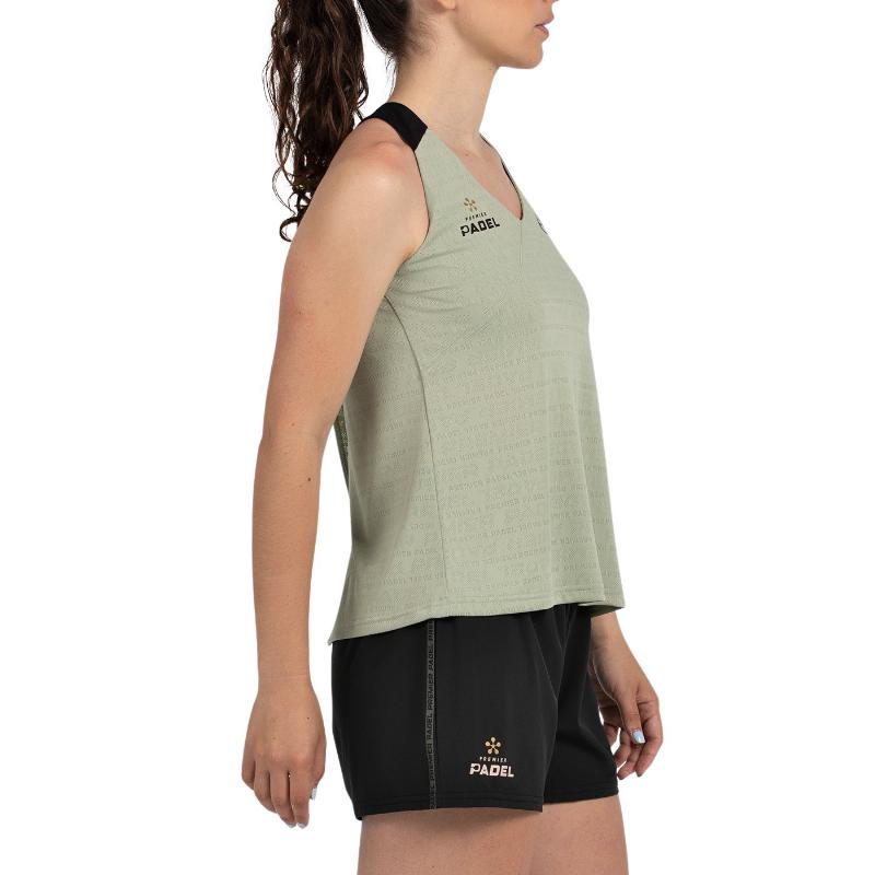 Camiseta Bullpadel Premier Padel Piura Eucalipto