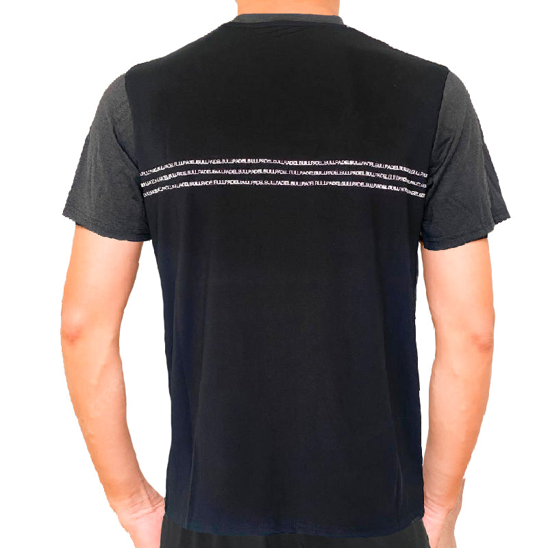 Bullpadel Rebel Anthracite Bicolor T-shirt