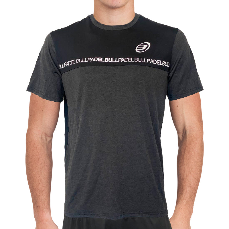 Bullpadel Rebel Anthracite Bicolor T-shirt