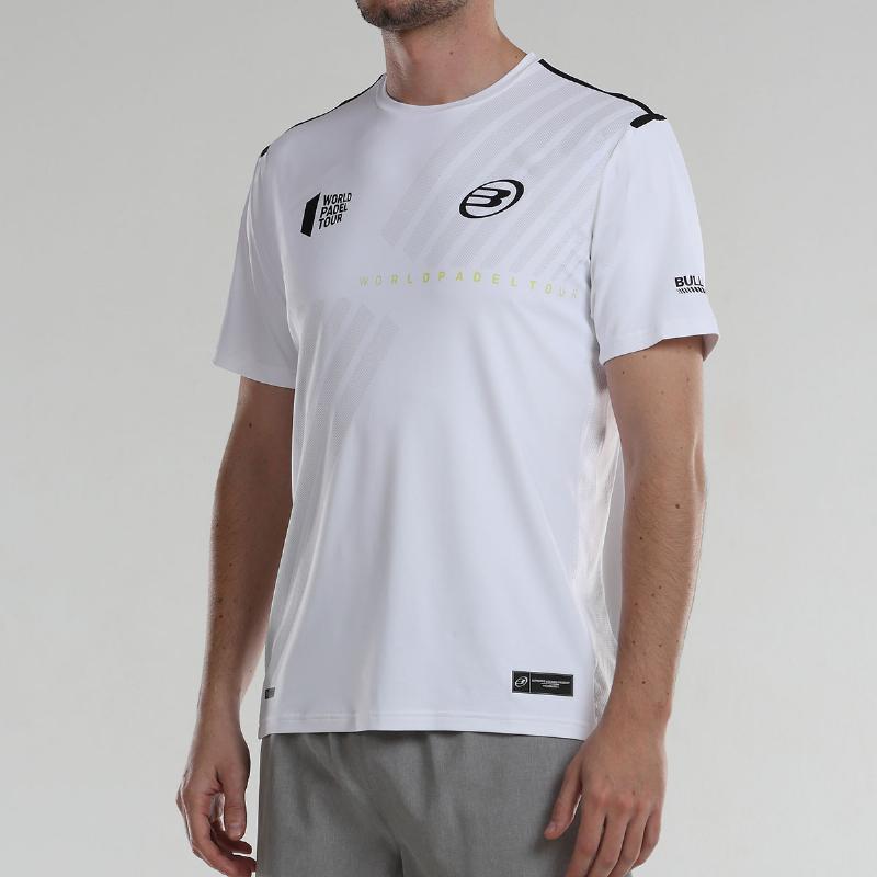 Camiseta Bullpadel WPT Logro Blanco