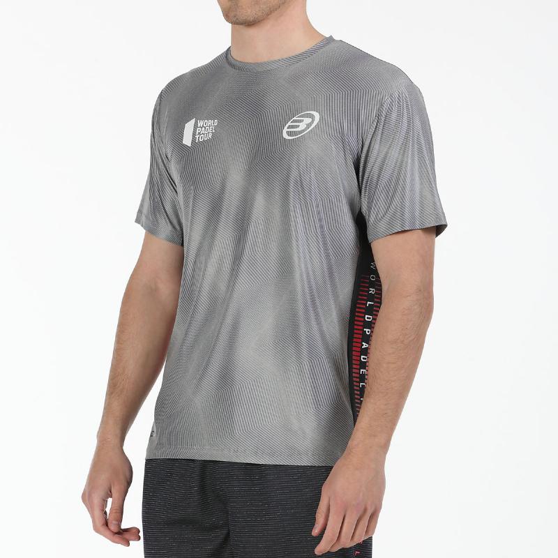 Camiseta Bullpadel WPT Rogor Gris Medio Vigore