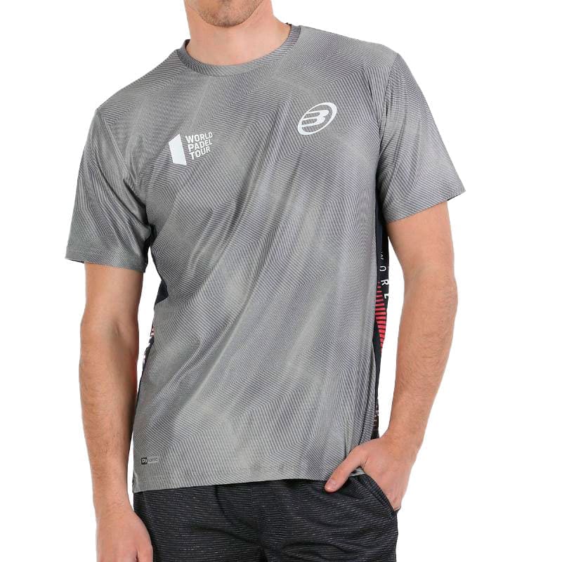 Camiseta Bullpadel WPT Rogor Gris Medio Vigore