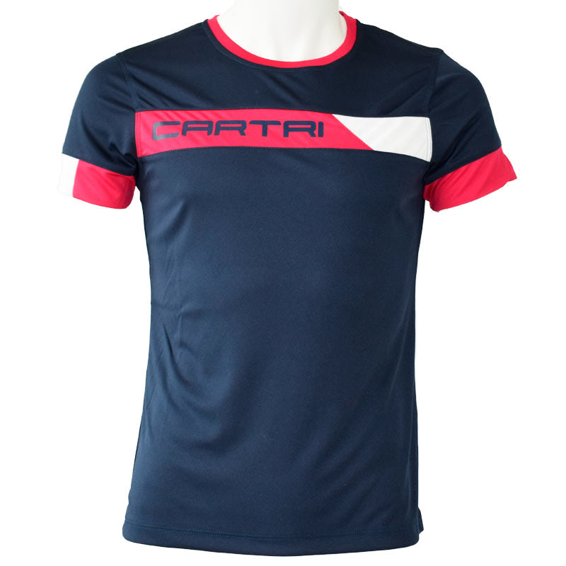 Cartus cimei scuro fragola blu junior t -hirt