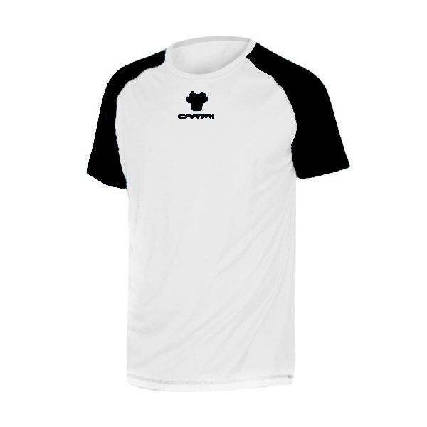 Camiseta Cartri Coach 2.0 Blanco Negro Junior