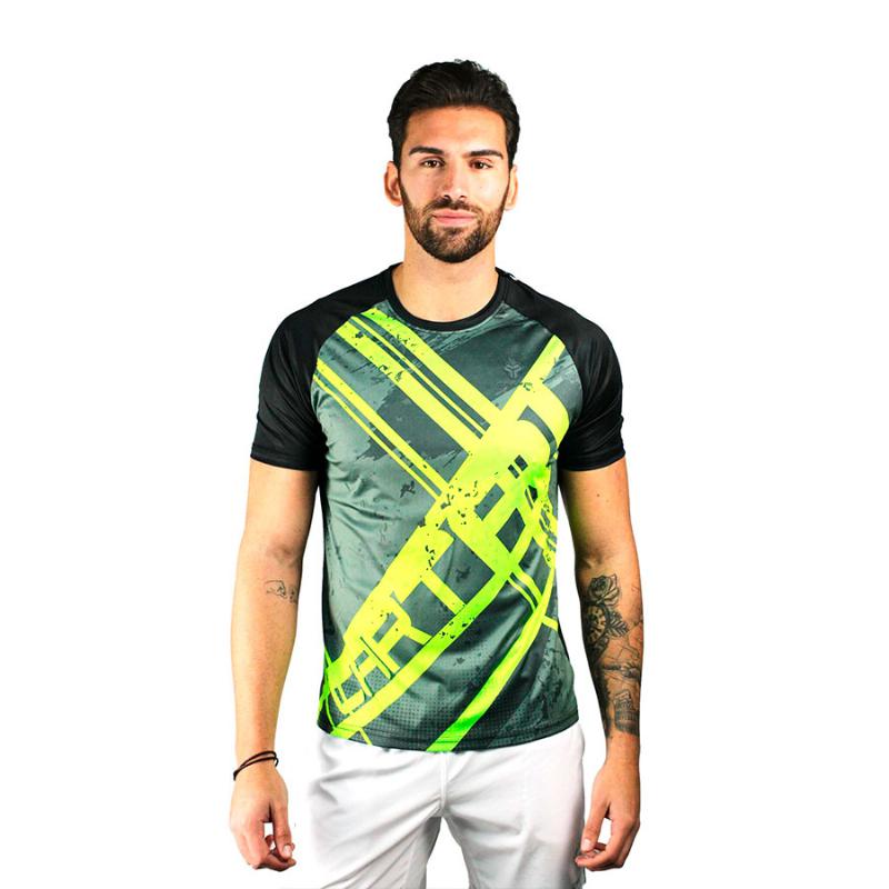 Camiseta Cartri Luxer Negro Amarillo