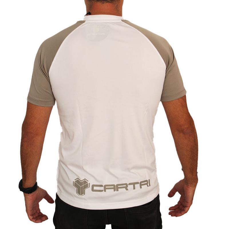 Cartri Match T-shirt White Grey