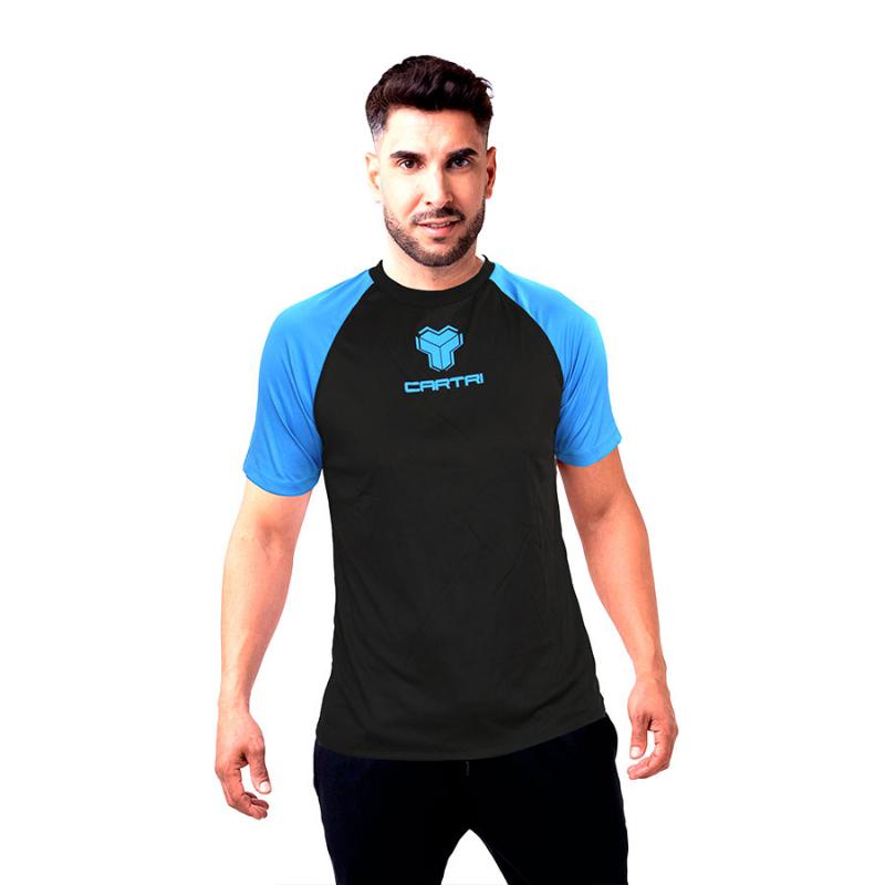 Cartri Match Black Blue Junior T-shirt